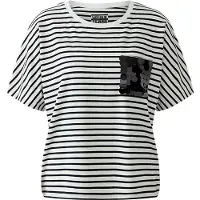 OUI - T-Shirt - Größe 40 DAMEN - weiß