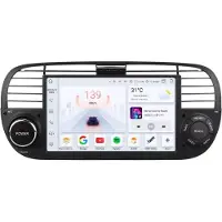 Happiq Autoradio mit Bluetooth und CarPlay für Fiat 500 (2007–2015) – Kompatibel mit Apple und Android – Stereoanlage mit Navigationssystem – 8 GB/128 GB Speicher – 7-Zoll-Display