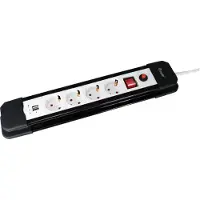 Equip Steckdosenleiste Mit 4 Steckdosen + 2p Usb + Ein-/ausschalter 1.5 M