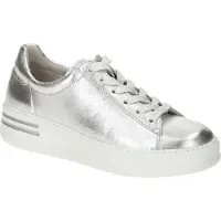 Gabor Sneaker 86.395 COMFORT Echtleder silber-grau weiß Weite G extra leicht