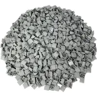 LEGO 2x2 Dachsteine Dach Hellgrau für Dach - 3039 NEU! Menge 100x