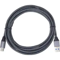 PremiumCord USB-C 3.2 Gen 1 Verbindungskabel 0,5m schwarz, Datenkabel 5Gbit/s, 60W