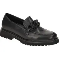 Gabor 72.554 Damenschuhe - elegante Slipper - Halbschuhe schwarz Elegant
