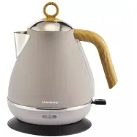 Klausberg KB-7707 1,7 l grauer Wasserkocher aus Edelstahl