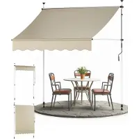 Sol Royal SolVision BM3 Klemmmarkise, 150x180cm, Beige, Sonnenschutz, Handkurbel