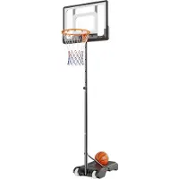 Markenlos Basketballkorb PRO - Verstellbare Höhe - Für den Außenbereich