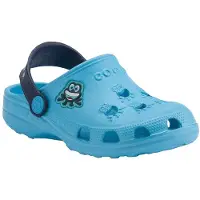 Coqui - "Little Frog" Clogs für Kinder PP12017 (20 EU - 20,5 EU) (Blau)