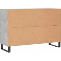Syfax Sideboard Betongrau 101,5x35x70 cm Holzwerkstoff