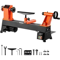 StarTech.com Holzdrehbank 750W - Werkbank 304X465 mm - Tisch-Drehbank - 0-3800 U/min variable Geschwindigkeit - Für Schalen, Stifte, Tassen & kleine Schnitzereien - Drehbank für Holzbearbeitung