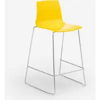 GRAND SOLEIL Design Hocker Bar Küche 64 cm Design Mini Imola - Gelb