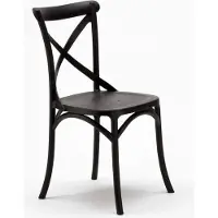 AHD Amazing Home Design Stühle Küche Esstisch Esszimmer Vintage - Schwarz