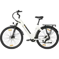 TTGO C3 SE E-Bike 28" Aluminiumlegierungsrahmen 36V 18AH Akku Shimano 7-Gang-Schaltung 80KM-120KM Max. Reichweite Weiß