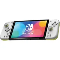 Hori Split Pad Compact, Gamepad, Nintendo Switch, D-Pad, Turbo-Taste, Analog / Digital, Kabelgebunden, Grau, Gelb