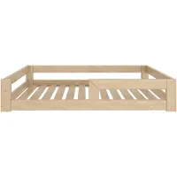 Need Sleep Kinderbett Bodenbett 90x200 cm mit Rausfallschutz aus Fichtenholz