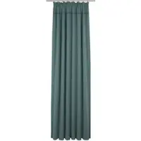 Wirth Vorhang "Wiessee" Gr. 4, grün, B:150cm H:225cm, Jacquard, Baumwolle, Leinen, Modal, Gardinen, Vorhang