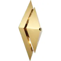 Casa Padrino Luxus Wohnzimmer Wandleuchte Gold 26 x 11,5 x H. 39 cm - Designer Leuchte