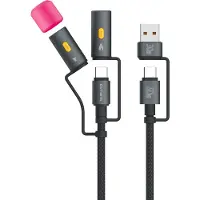 4smarts 541060 USB-Kabel USB 2.0 1 m USB C Schwarz, Grau