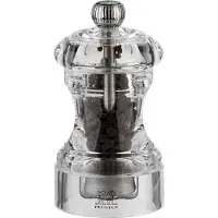 Peugeot Pfeffermühle BISTRO 10cm Acryl Transparent Stahlmahlwerk Manuell