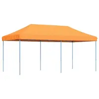 Syfax Partyzelt 292 x 580 x 315 cm Orange Oxford-Stoff