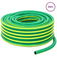 vidaXL Gartenschlauch 5-lagig Grün und Gelb 19 mm PVC