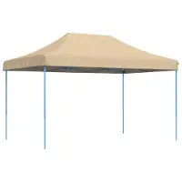 Syfax Partyzelt 292 x 440 x 315 cm Beige Oxford-Stoff