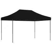 Syfax Partyzelt 292 x 440 x 315 cm Schwarz Oxford-Stoff