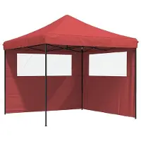 Syfax Party-Zelt 292 x 292 x 315 cm Bordeauxrot Oxford-Stoff
