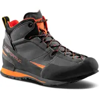 La Sportiva Boulder X Mid GTX, Approach, Uni, Shoes, Mid Cut, G00R04 Carbon/Flame, 40 -