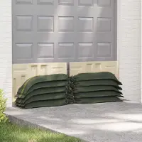 Syfax Sandsäcke 100 pcs Dunkelgrün 120 x 27 cm HDPE