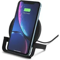 Belkin BOOST CHARGE Qi Wireless Stand inkl. Kabel + Netzteil, Schwarz, 10W