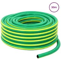 vidaXL Gartenschlauch 5-lagig Grün und Gelb 19 mm PVC