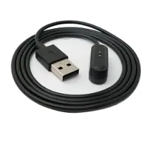 System-S USB 2.0 Kabel 100 cm für Oppo Watch Free Smartwatch in Schwarz