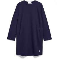 Armedangels MAARILIANA LANGÄRMLIGES JERSEYKLEID | LENZINGTM ECOVEROTM Viskose-Mix - blau (M)