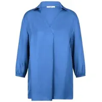 Emilia Lay Bluse 3/4 Arm blau, 52