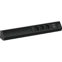 Bachmann 932.113 CASIA 2 3xP40 1xUSB A/C 22W 2,0m AEH RAL9005 932113