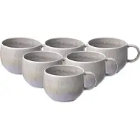 Villeroy & boch like. by Vorteilset 6 Stück Perlemor Sand Espressotasse Premium Porcelain beige 1951721420