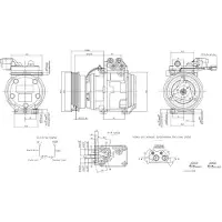Hella Klimakompressor 12 V Ø 125 mm passend für u.a. HYUNDAI TUCSON