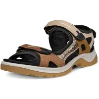 Ecco Trekkingsandale "OFFROAD", Damen, Gr. 36, braun multicolor, Nubukleder, Textil, mehrfarbig, Schuhe Trekkingsandale, Outdoorschuh, Sommerschuh, Freizeitsandale, in sportlicher Optik