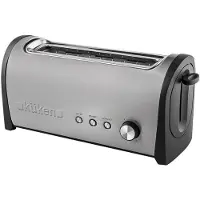 Kuken 33623, 1 Scheibe(n), Schwarz, Edelstahl, Polycarbonat (PC), Edelstahl, Tasten, Drehregler, 1000 W, 220 - 240 V