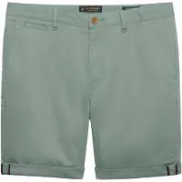 Superdry für Herren. M7110486A Premium Regular Regular Short Chino grün (38), Lässig, Baumwolle