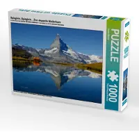 CALVENDO Spieglein, Spieglein....Das doppelte Matterhorn 1000 Teile Puzzle quer 640x480mm, Michel Susan; 7357317
