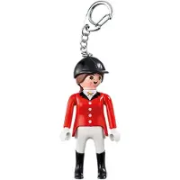 Playmobil - Schlüsselanhänger - Reiterin (8cm)Keychain Anhänger Pferde reiten zum sammeln