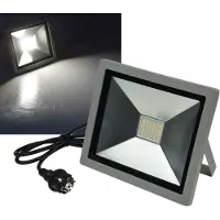 Chilitec LED-Fluter SlimLine CTF-SLT 50 silber 50W, 3200lm, 4000K, neutralweiß, IP44