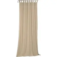 Wirth Vorhang "Wiessee" Gr. 2, beige (naturfarben), B:150cm H:145cm, Jacquard, Baumwolle, Leinen, Modal, Gardinen, Vorhang