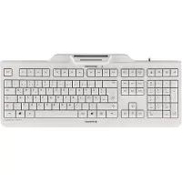 Cherry KC 1000 SC, Volle Größe (100%), Kabelgebunden, USB, AZERTY, Weiß