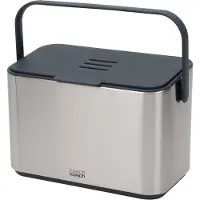 Joseph Joseph Food Waste Caddy Edelstahl Recyclingbehälter 4l