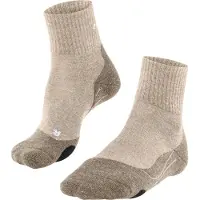 Falke TK2 Explore Wool Short Herren Trekking Kurzsocken, 42-43, Beige, Schurwolle