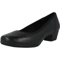 Jana Pumps, Absatz bis 45 mm in schwarz, Gr. 38