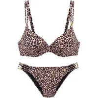 LASCANA Bügel-Bikini wattiert Bikini Set in braun, Größe 42 / B