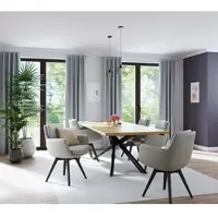 Homing Vorhang "Sven" Gr. 1, blau (eisblau), B:140cm H:245cm, Obermaterial: 100% Polyester, Gardinen, Vorhang, Fertigschal